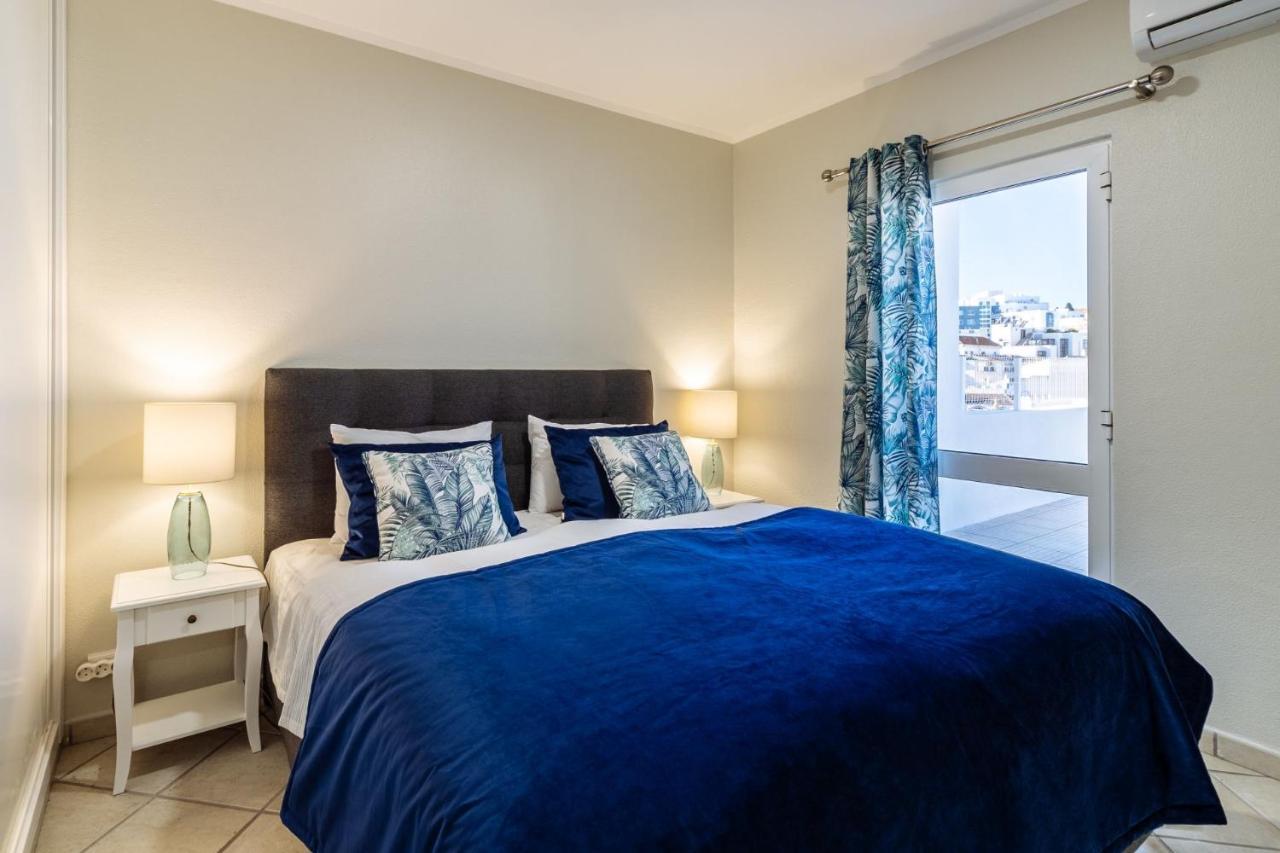 Top Renoviertes Apartment Mit Grosser Terrasse Albufeira Dış mekan fotoğraf